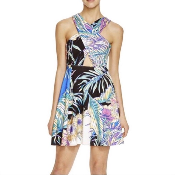 NWT Mara Hoffman Viva Tropical Floral Halter Dress - Picture 1 of 7